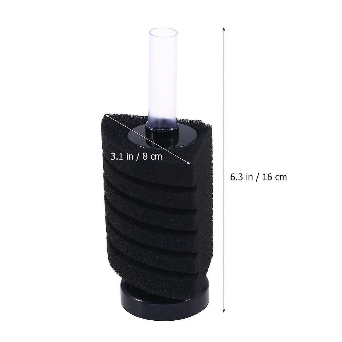 Corner Filter For Aquarium Nano Fish Tank Water Filtration Black 1Pack Efficient Mechanical Filtration Solution
