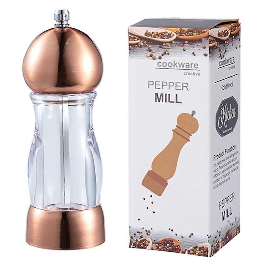 Premium Pepper Grinder: Black Pepper Sichuan Pepper Transparent Acrylic Visual