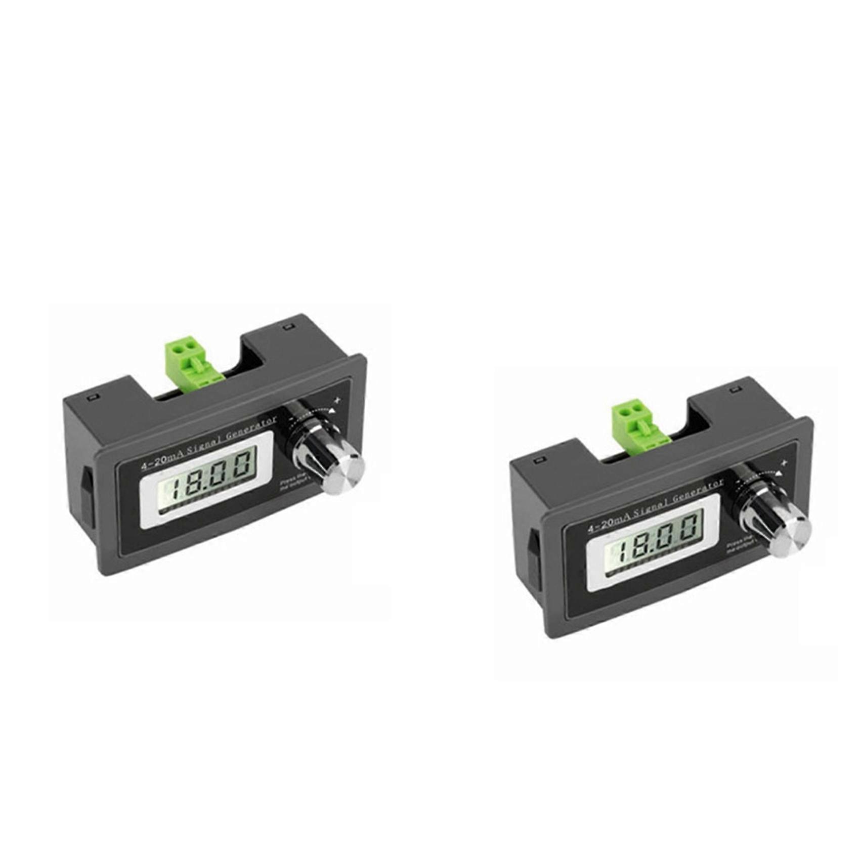 2X 0.01 Precision Two-Wire 4-20MA Current Loop Signal Generator PLC Instrument