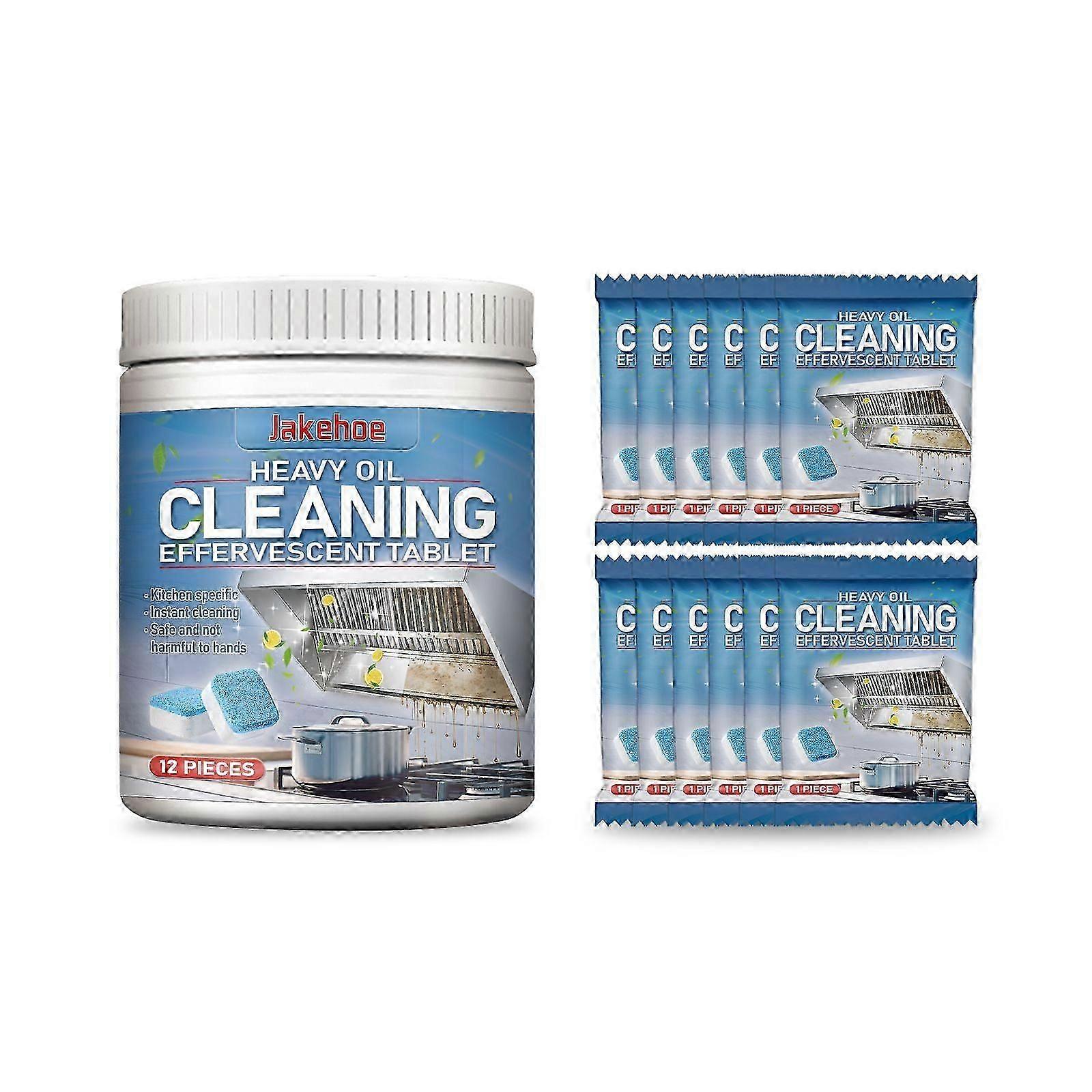 kitchen cleaning Effervescent tablets contain baking soda and lemon extract