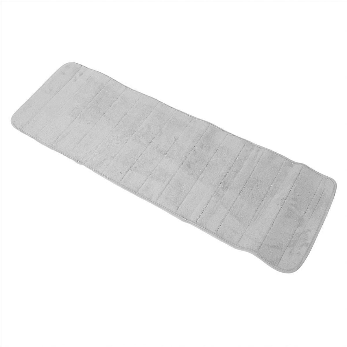 120x40cm Absorbent Nonslip Memory Foam Floor Mat Carpet Gray