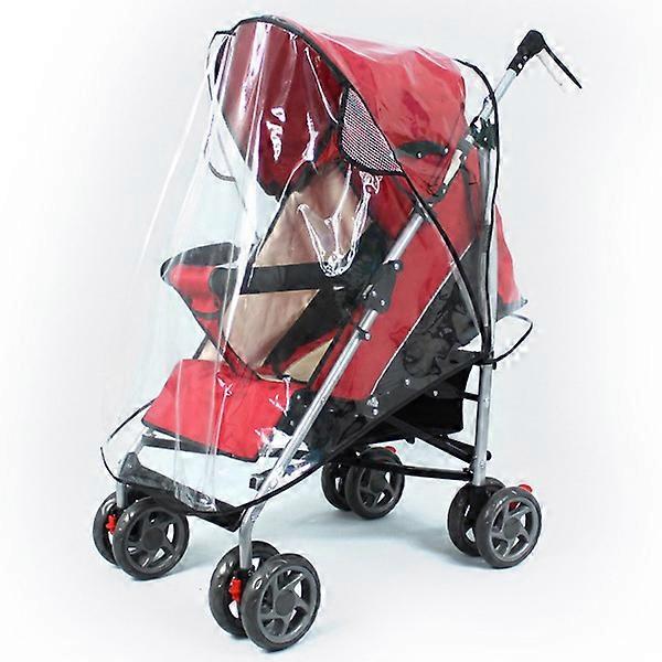 Universal Pushchair Stroller Pram Buggy Transparent Rainproof Cover Rain Shade