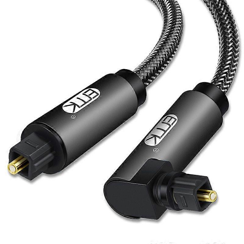 5m Nylon Woven Mesh Optical Audio Cable