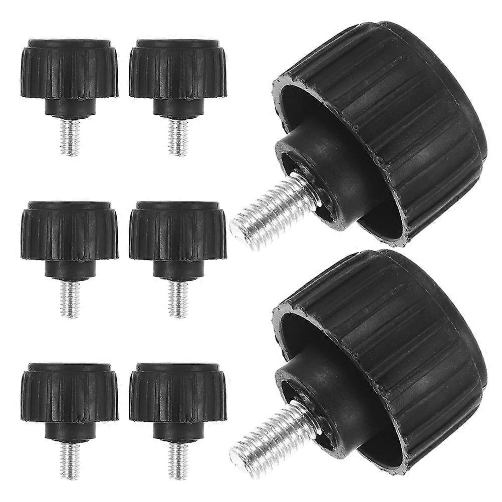 Electronic Scale Replacement Feet for Platform Scale 8Pcs Heavy Duty Black