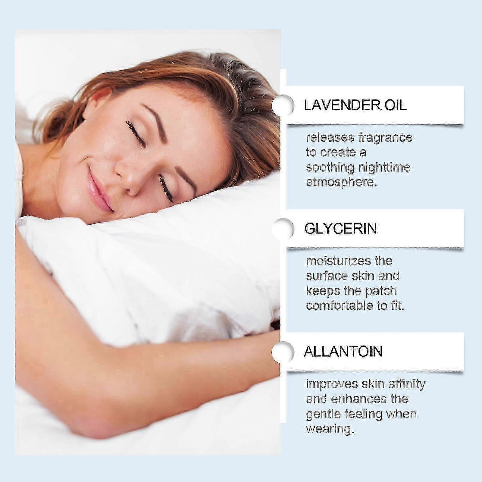 Patch de soin du sommeil 84 pièces : un patch portable pour un soin quotidien, un sommeil paisible et stable la nuit, et un soin doux