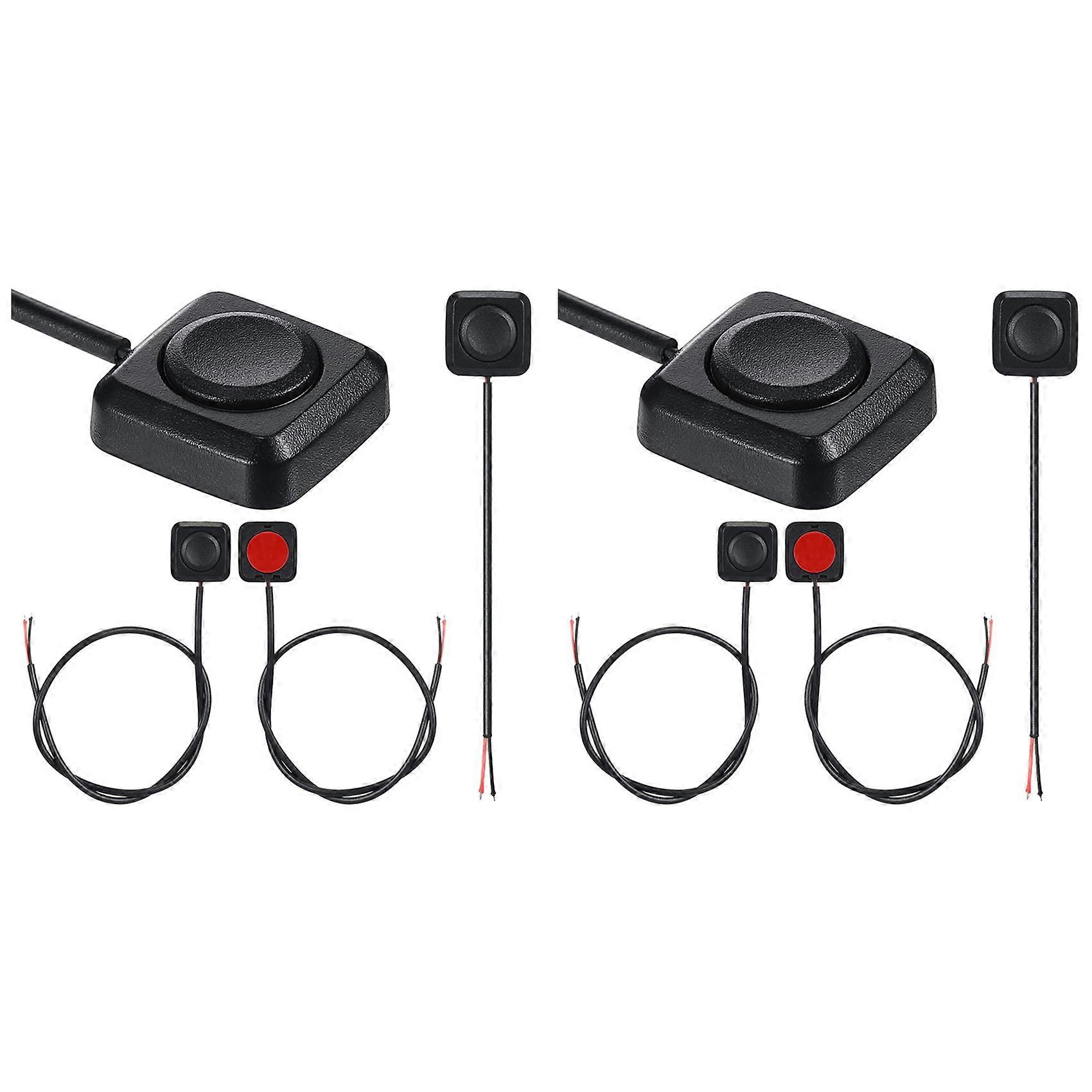 8 Pcs Momentary Switch Momentary Push Button ON Off Switch 12V 24V Surface Mount Mini Button Switch
