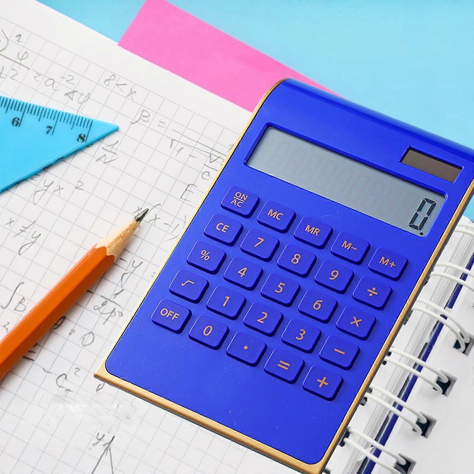 Djunllk Calculator - 10 Digit LCD Display, Portable Scientific Calculator for Office, Home, School, Compatible with AAA Batteries