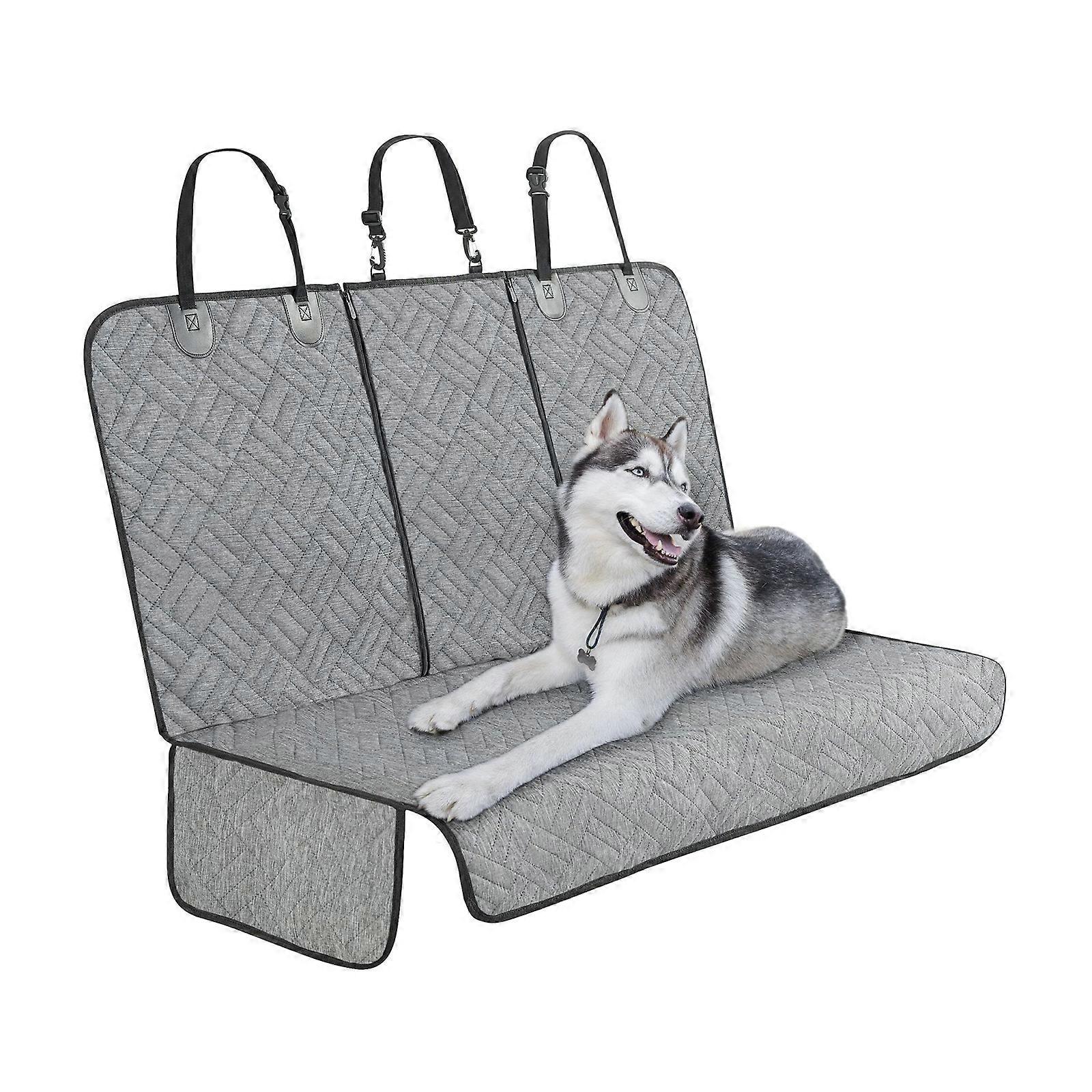 Car Chair Defender for Canines Highlighting Impermeable Substance Direct current Neat Machine Launderable.  Gray