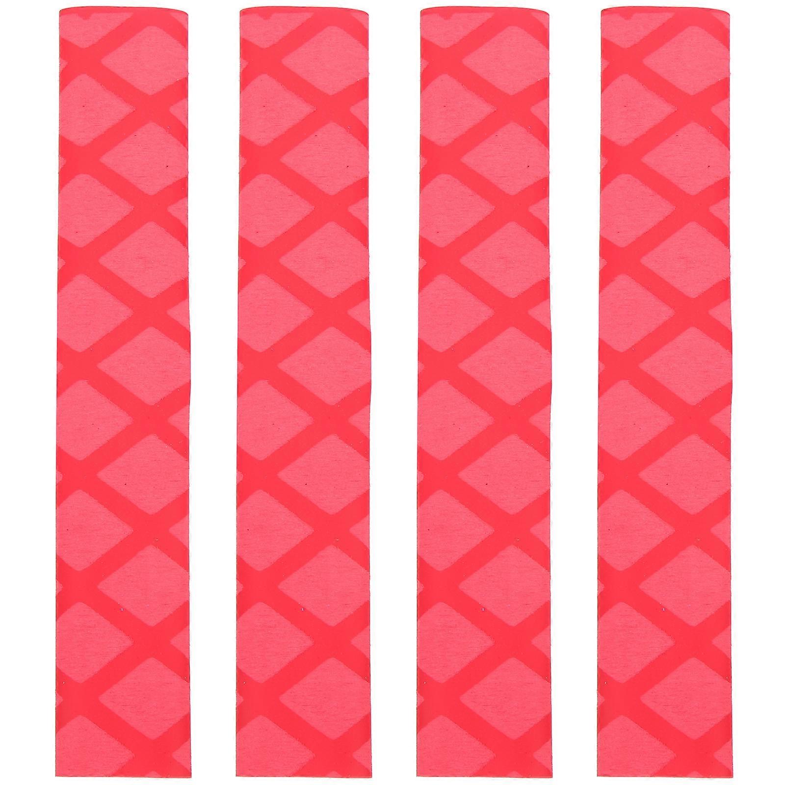 Comfortable Drumstick Covers 4 Pairs Red Antiskid Drumstick Tips Ideal For Drum Practice And Performance With Effective Protection