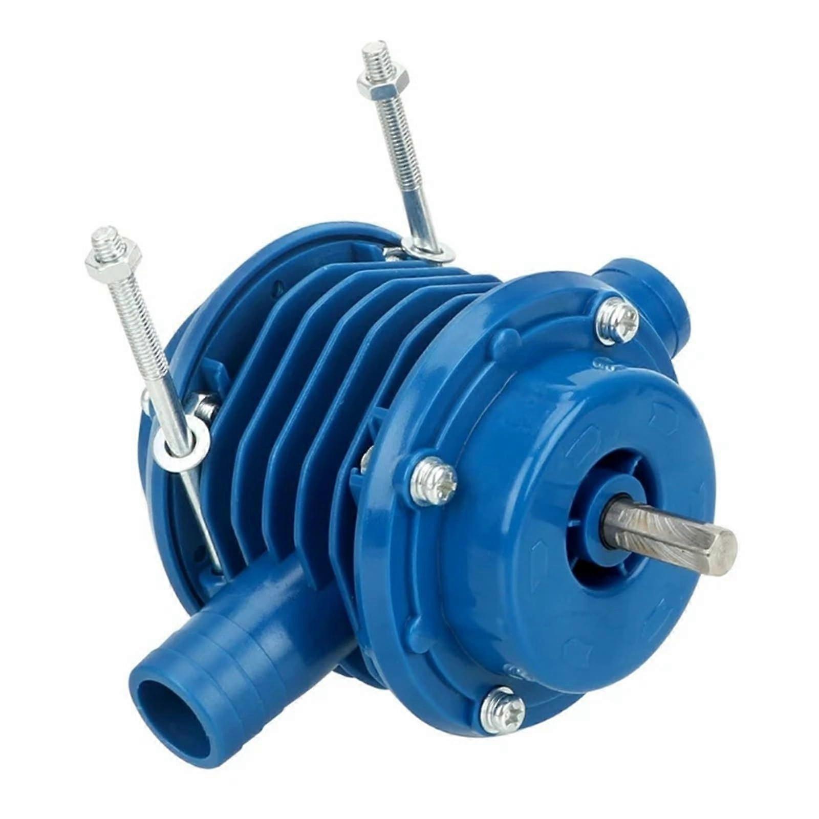 Water Transfer Pump with SelfPriming Design for Fast Water Removal Using Mini Electric Drill
