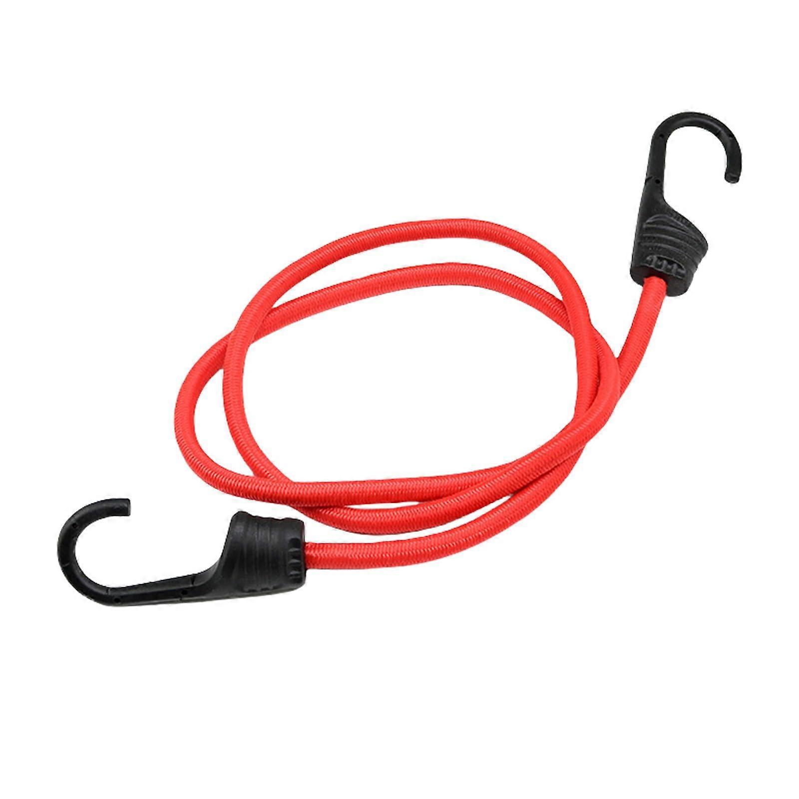 Heavy Duty Red Motorcycle Cargo Strap 100cm Polyester Tie Down for Secure Outdoor Riding