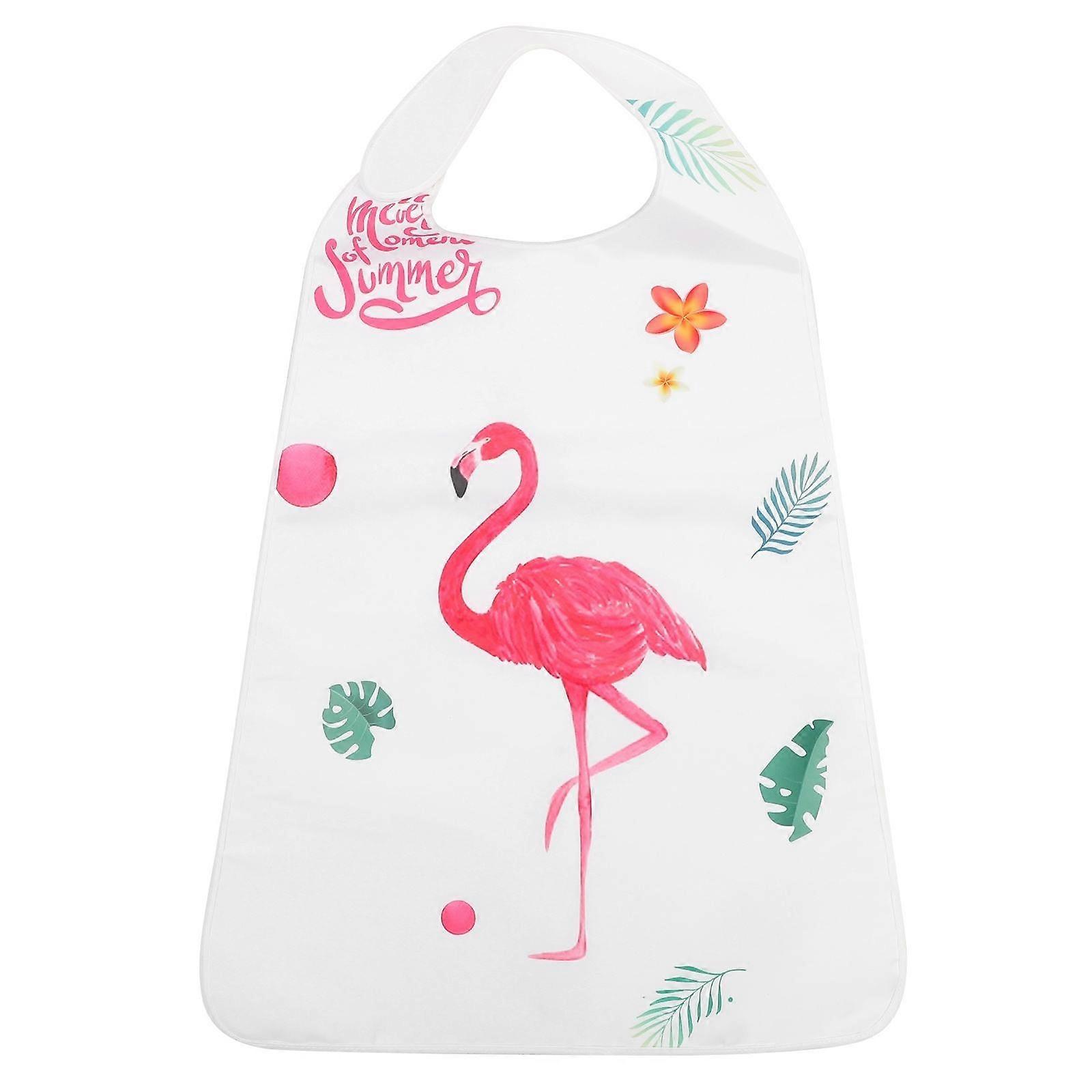 Adult Bib Waterproof Reusable Protector for Eating 1Pcs Polyester Bib