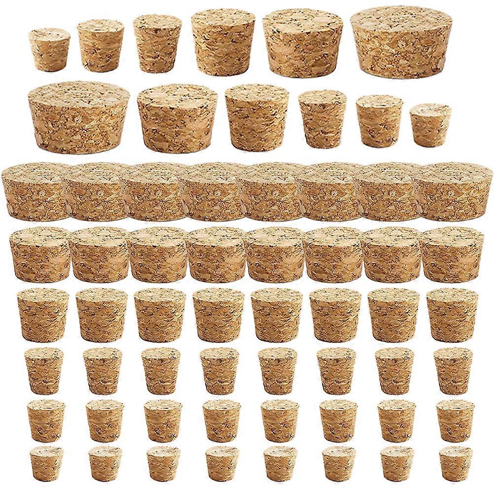 Soft for Daily Use 60Pcs Convenient Corks Brown