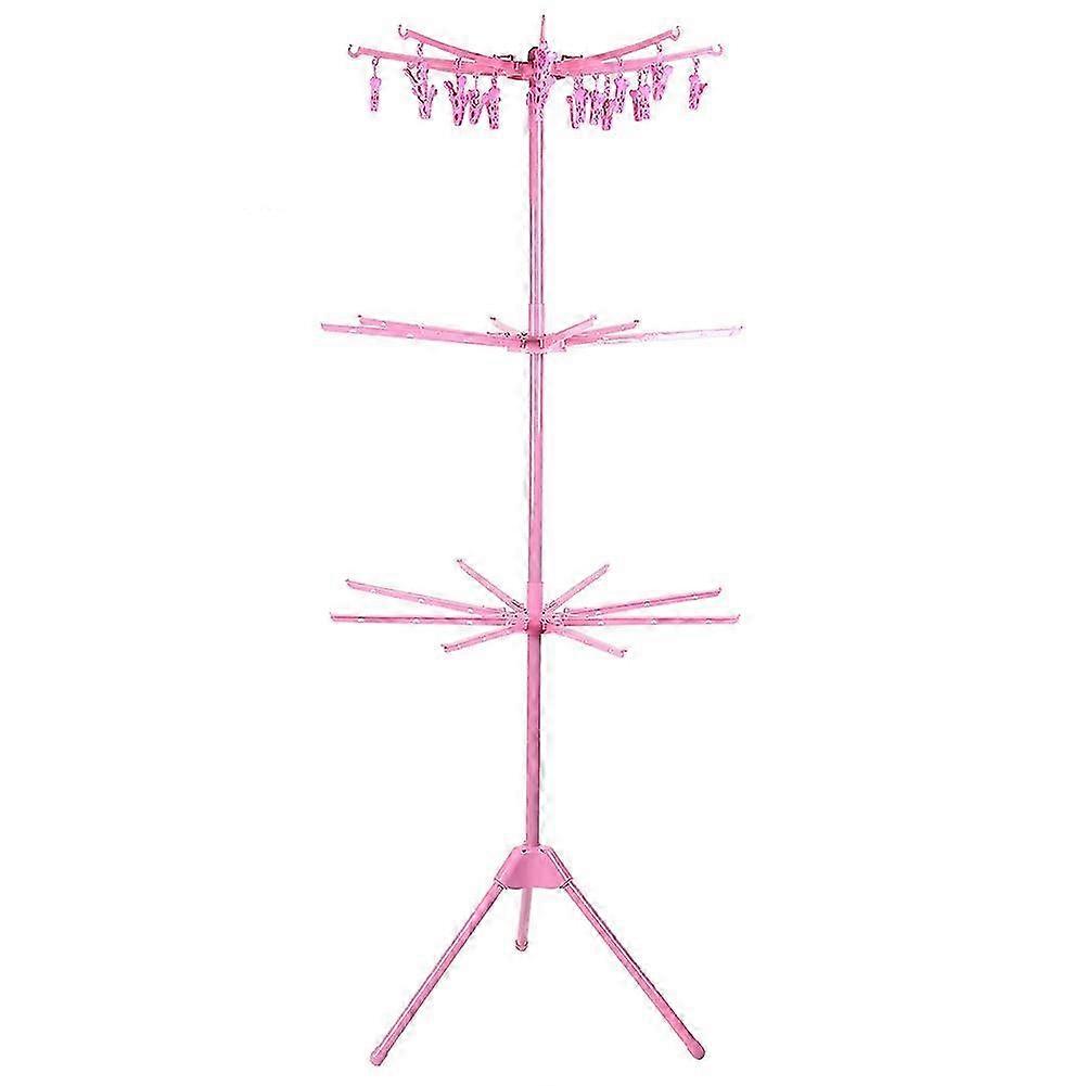 Multifunctional Foldable Laundry Storage Clothes Socks Underwear Drying Rack Dryer Hanger 25-26