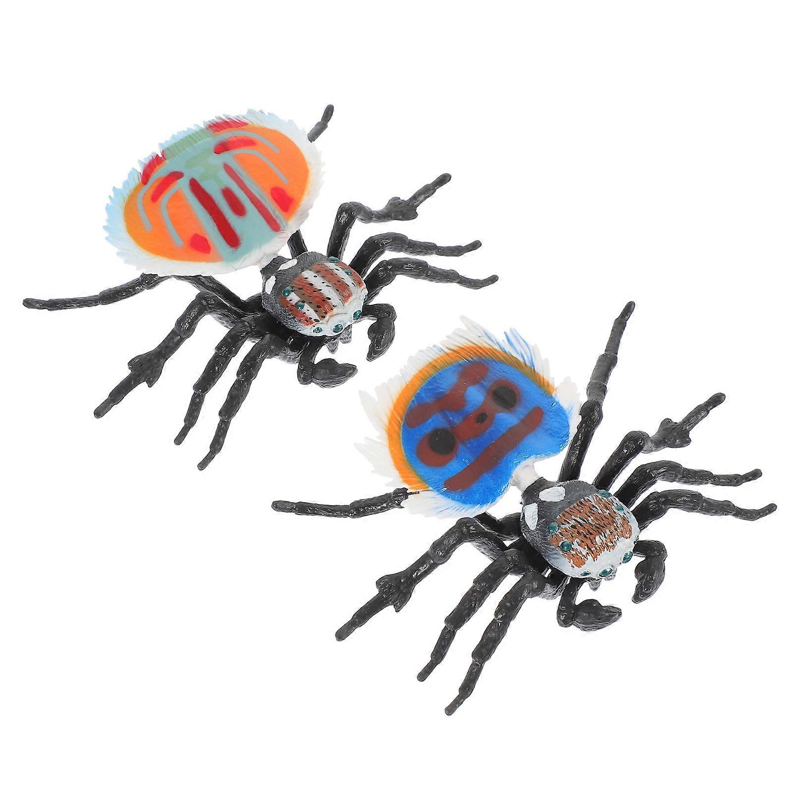 Fake Spider Plastic Spider Model for Educational Use 10Pcs