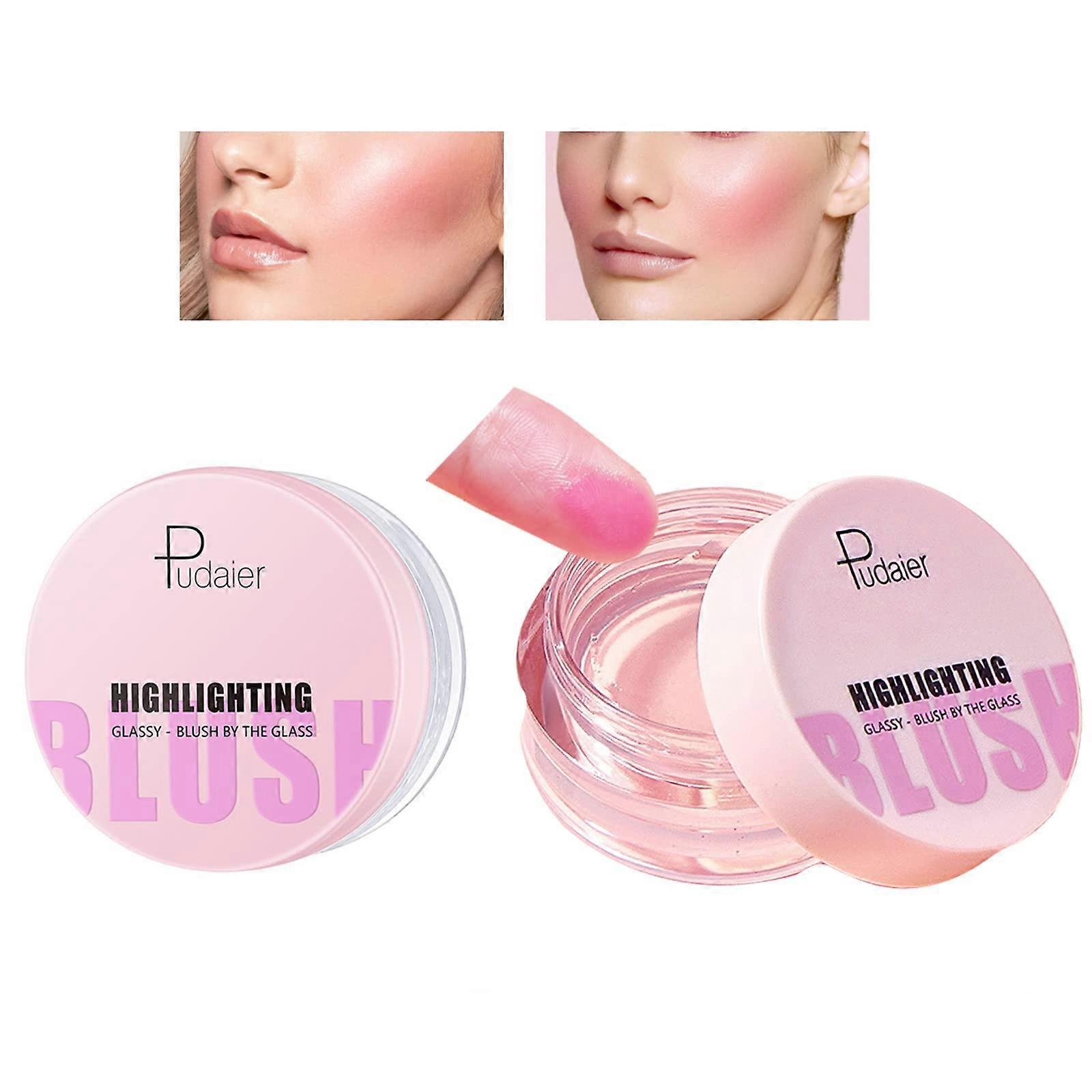 2pcs Color Changing Cream Blush Set with Long Lasting Moisturizing Formula and pH Reactive Tint