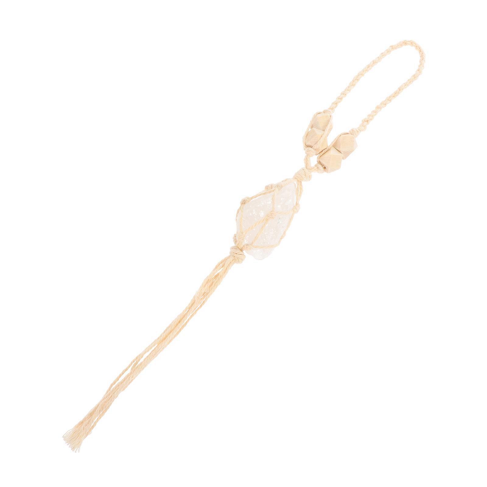 Delicate Car Pendant Interior Decor For Car Owners Stone Shape Random 1Pcs