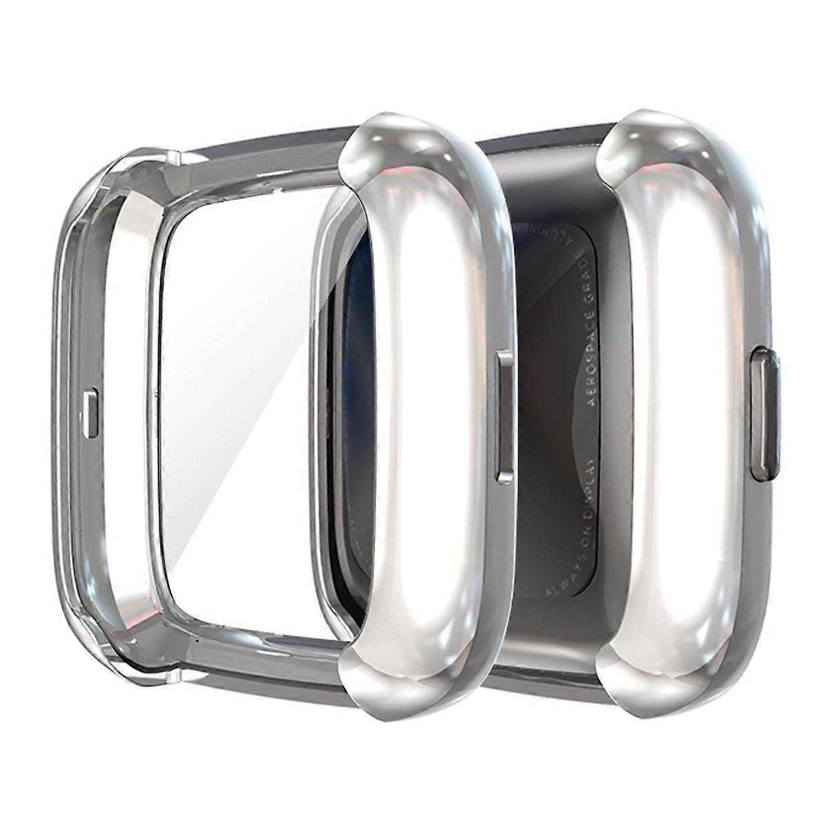 All-round Protective Electroplating TPU Watch Shell for Fitbit Versa 2