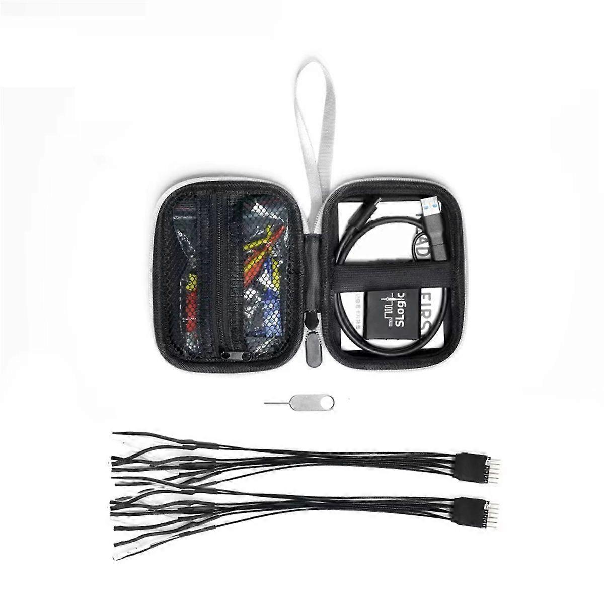 SLogic16U3 16CH 800M Samplerate 5Gbps USB3 Super-Speed Logic Analyzer Adjustable Threshold, Advanced