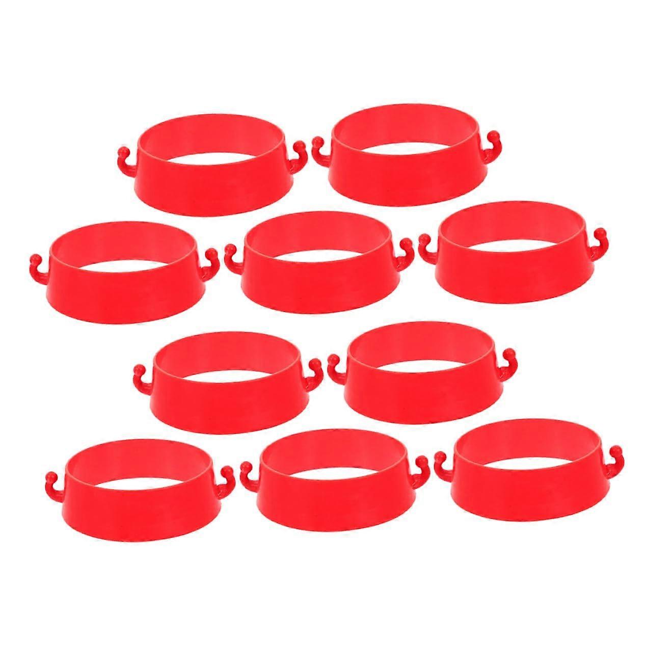 10pcs Traffic Cone Connector for Chains Parking Aid and Roadwork Quick Link Prevent Displacement