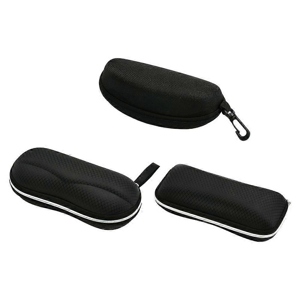 Glasses Container Practical Eyeglasses Case with Zipper 12Pcs for Storage