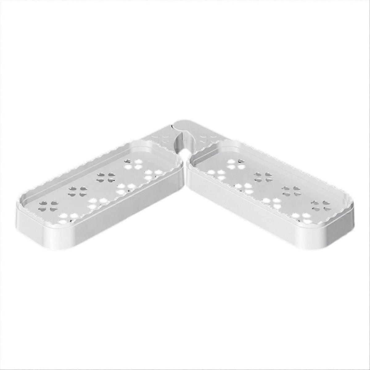 Bathroom Revolving Rack Bathroom Accessories WC Organizer white