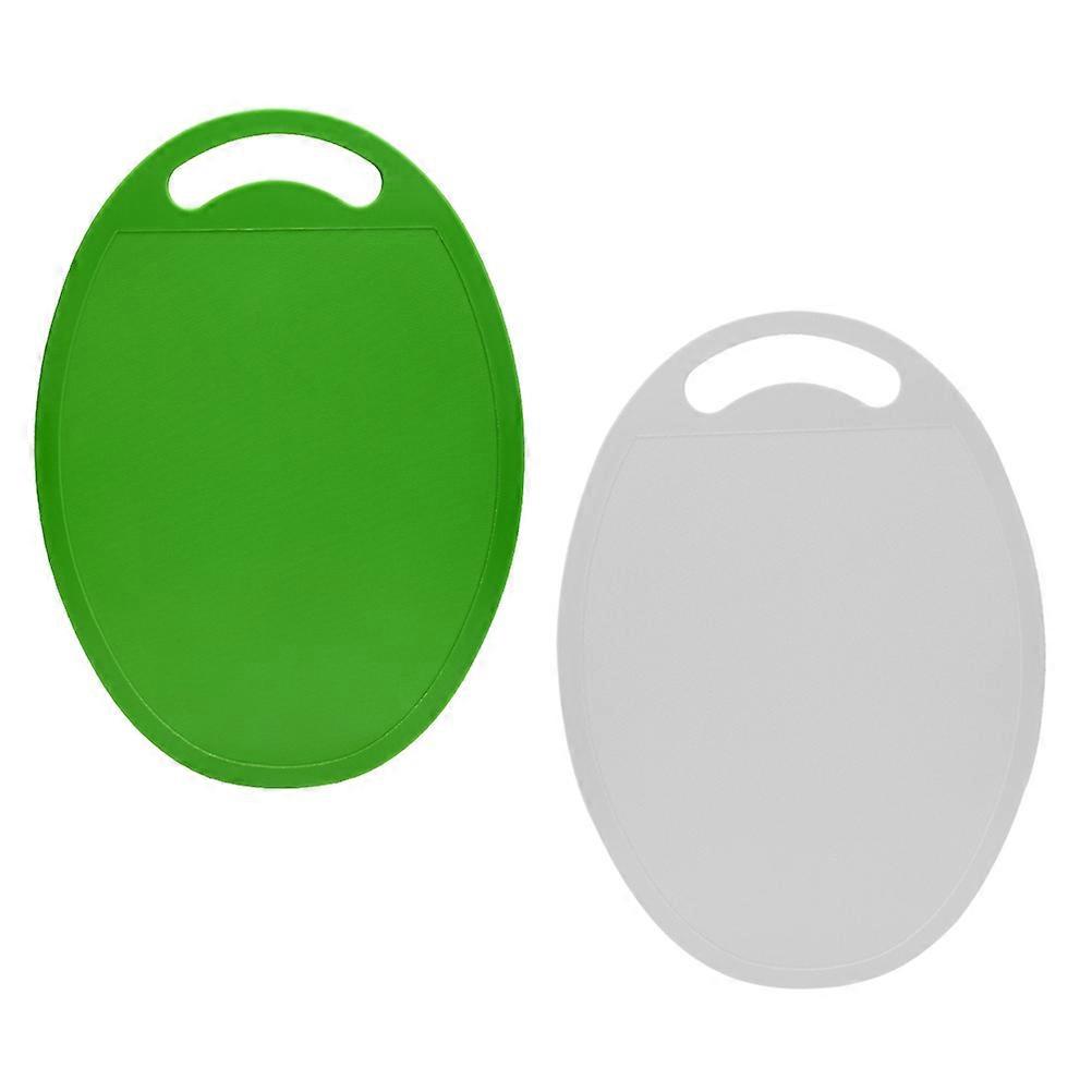 Kitchen Plastic Cutting Board Non-Slip PP Plastic Cutting Board 2Pcs