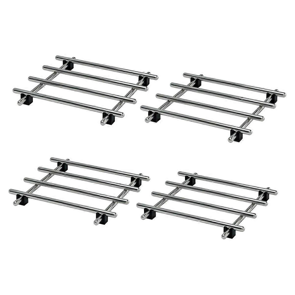 4Pcs Stainless Steel Trivet
Countertop Cooling