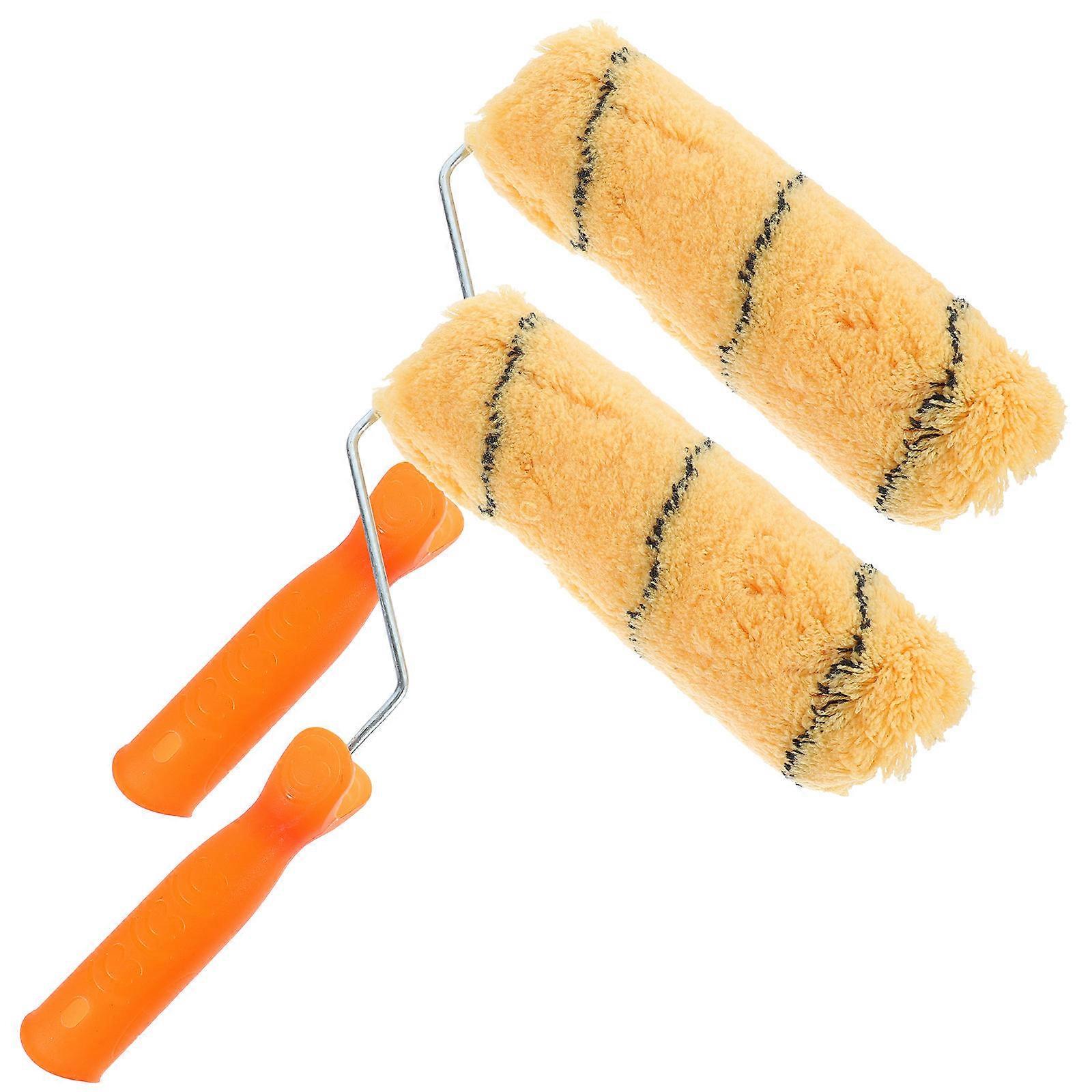 Wall Painting Tool Roller Brush for Cleaning Use 2Pcs Paint Rollers