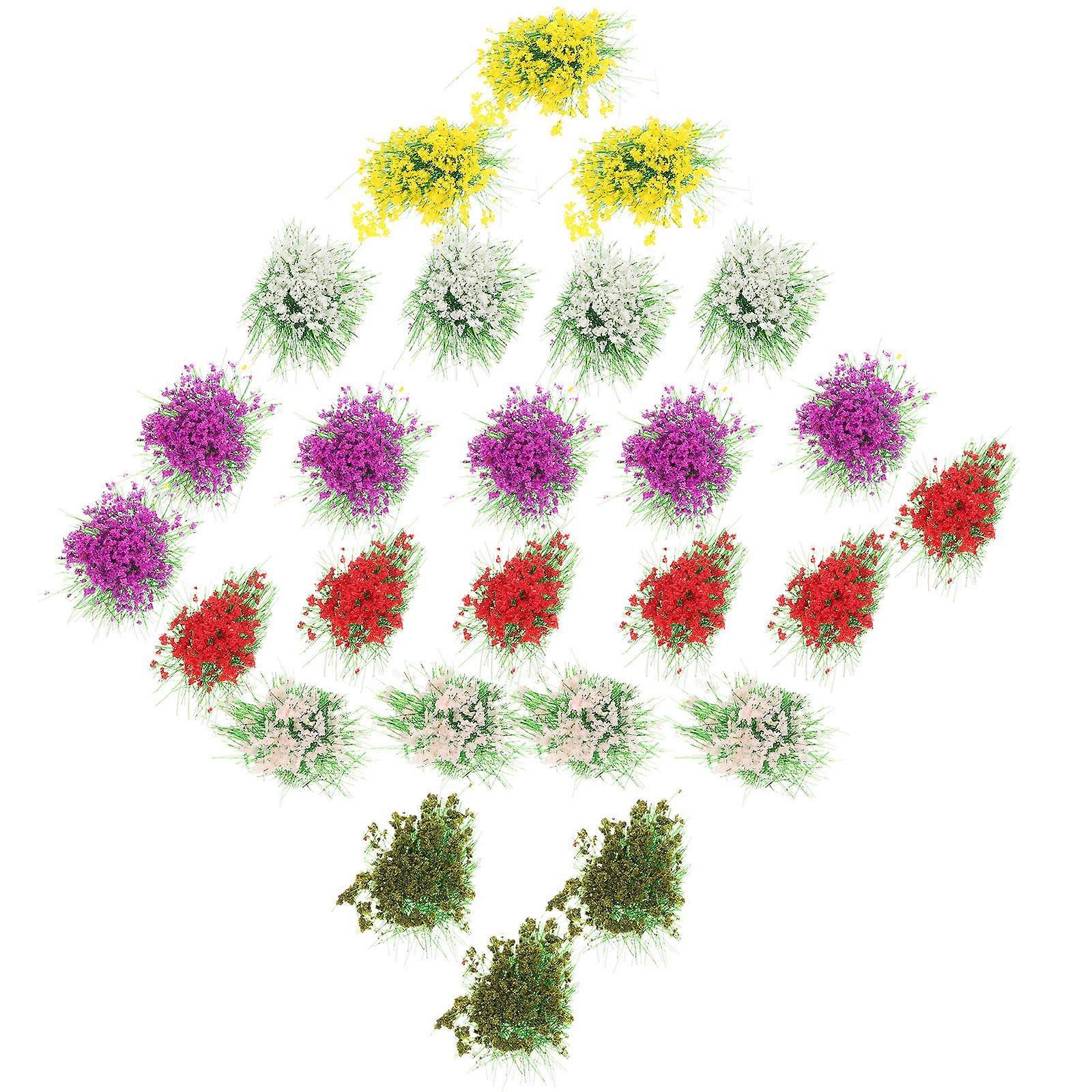 DIY Artificial Flower Cluster for Micro Landscape Model 18 Boxes