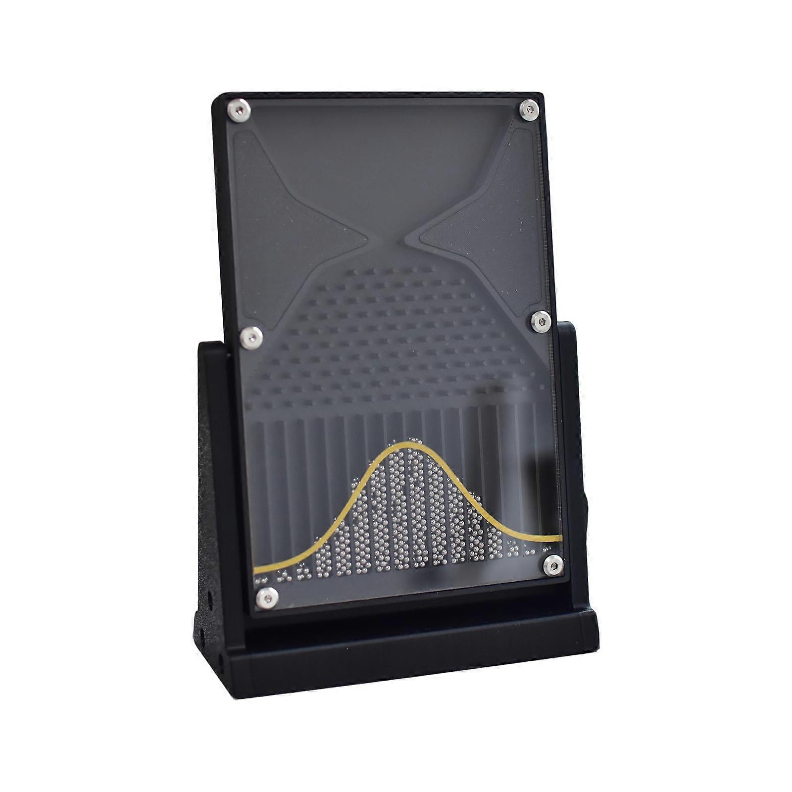Black Acrylic Galton Board Probability Demonstration Model for Visual Learning and HandsOn Experiments