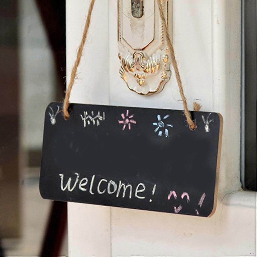 Mini rectangular wooden message board, suitable for home bars and cafes.