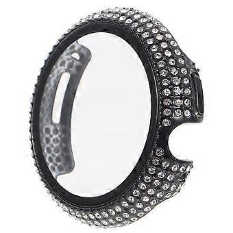 Bekijk PC Case Watch Protector Watch Cover Rhinestone Shell Compatibel met Google Pixel-horloge