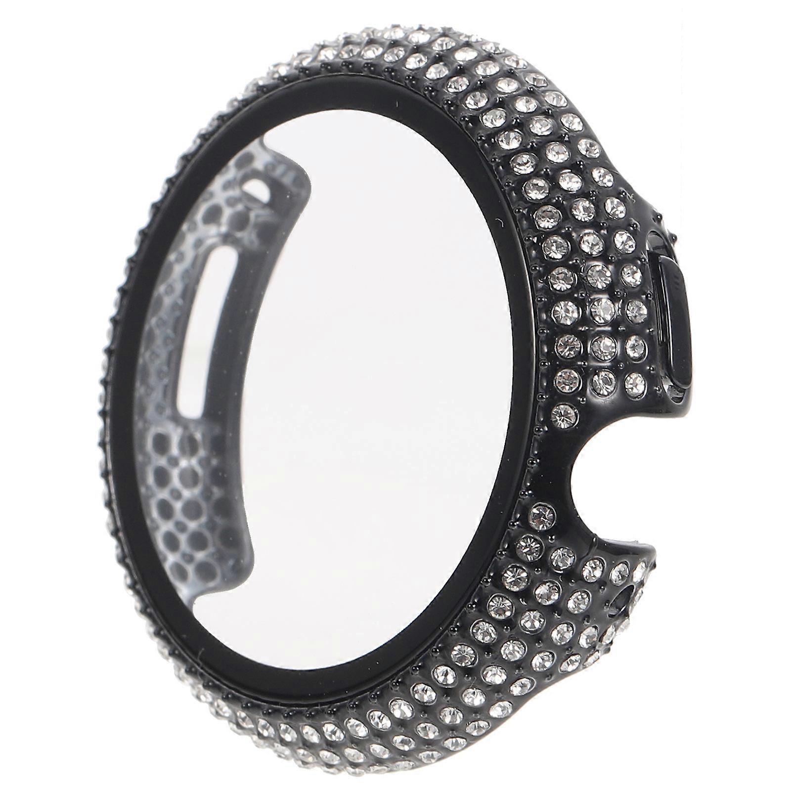 Watch PC Case Watch  Protector Watch Cover Rhinestone Shell Compatible for Google Pixel watch