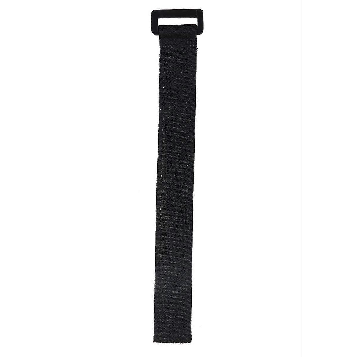 5pcs 30CM Black Hook and Loop Strap Fastener Paste Style Cable Ties Straps