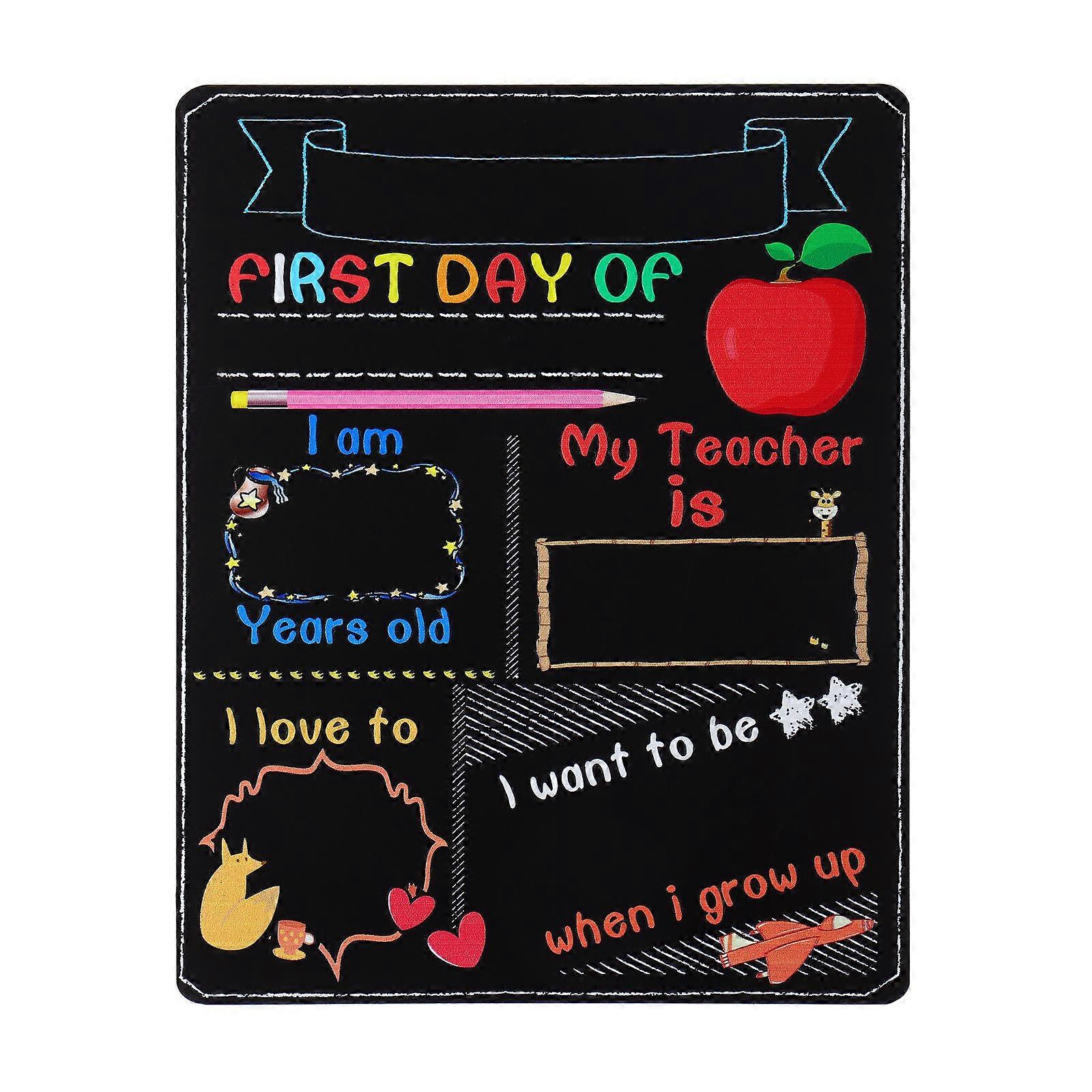 Double Sided Chalkboard Student Message Board for Leaving Message