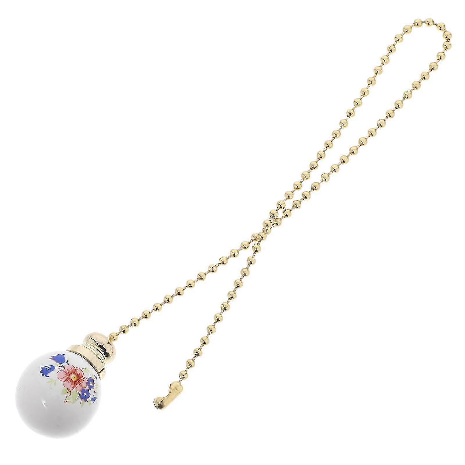 Ceiling Fan Lamp Pull Chain Effective Pull Chain for Lighting White Color