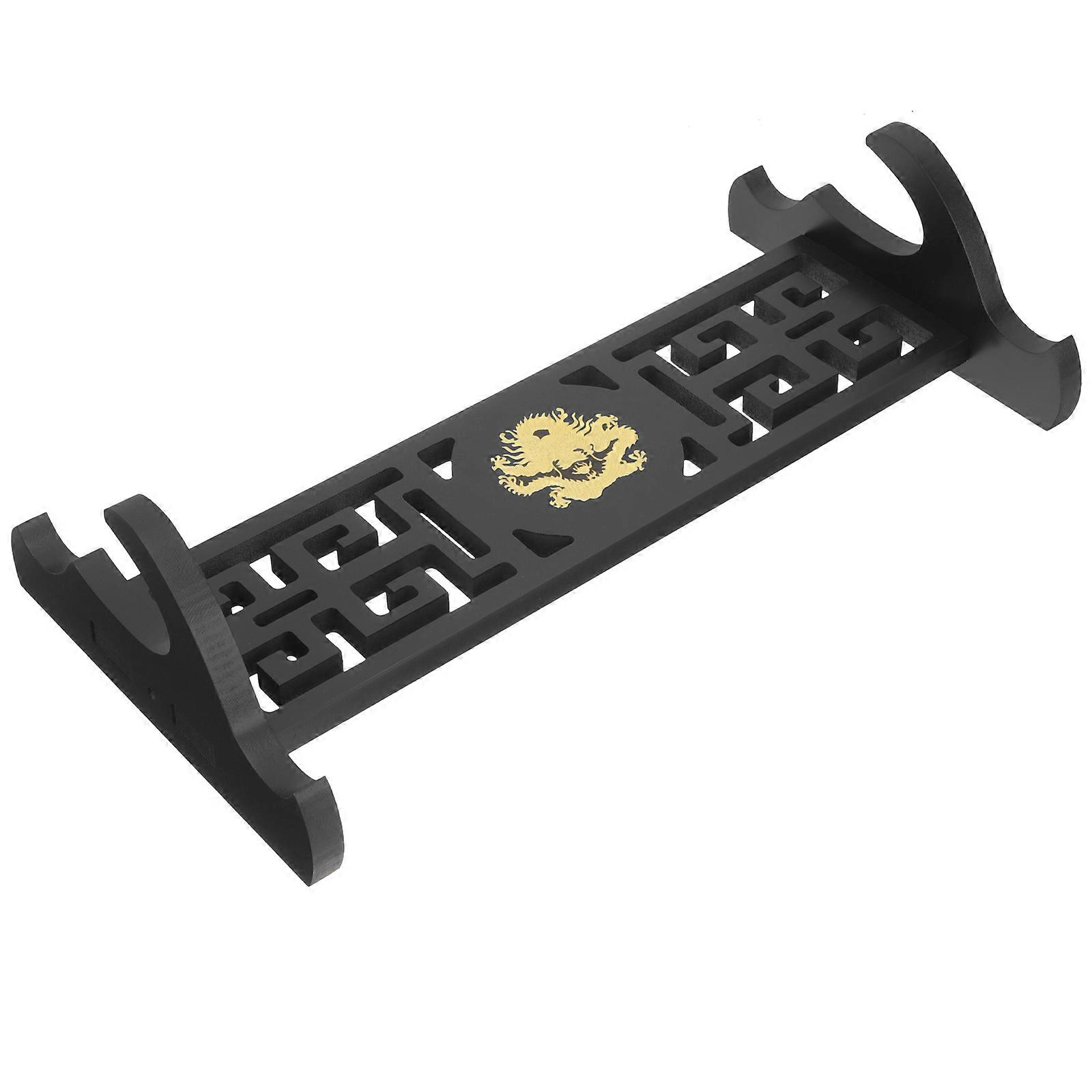 Dragon Pattern Wall-Mounted Sword Stand for Display with Holder