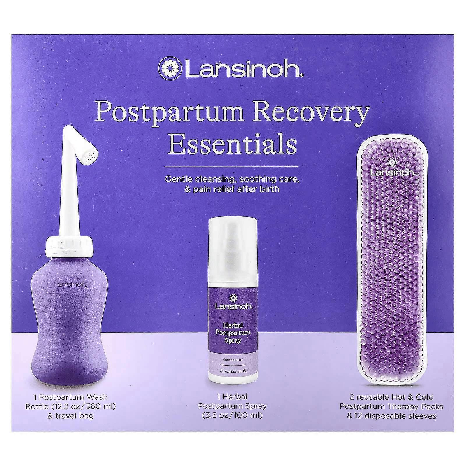 Lansinoh, Postpartum Recovery Essentials, 16 Piece Set