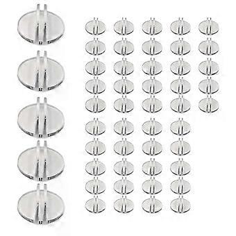 50 Bases em Miniatura para Suporte de Cartas, Multiuso, para Jogos DIY, com Clipe para Exibir Fotos, Cartões e Cartões de Visita.