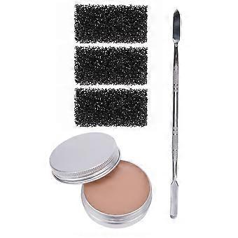 1 Set 50g Makeup Wax With Scraper Modeling Wax Makeup Skin Wax for Halloween