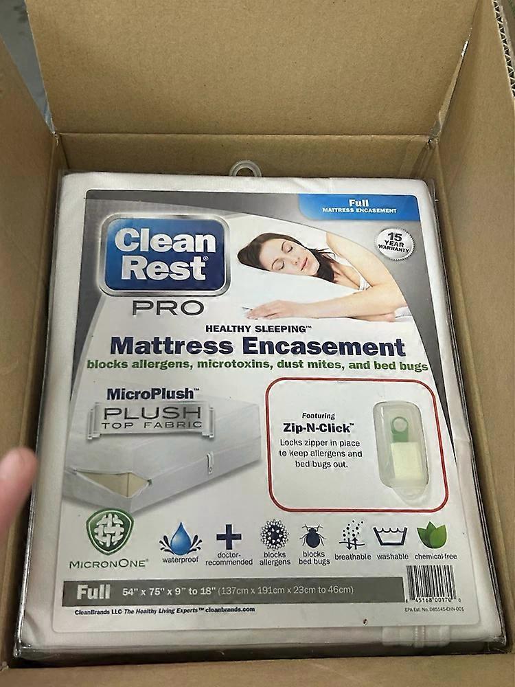 Clean Rest PRO Full Mattress Encasement (MicroPlush) BUNDLE & SAVE!!