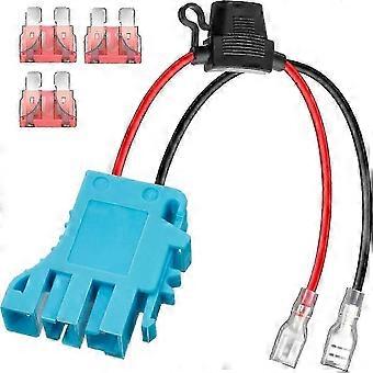 12 AWG:n johtosarjan liittimen vaihto, yhteensopiva Peg-Perego 12 V:n SLA-akkukäyttöisten ajoneuvojen kanssa