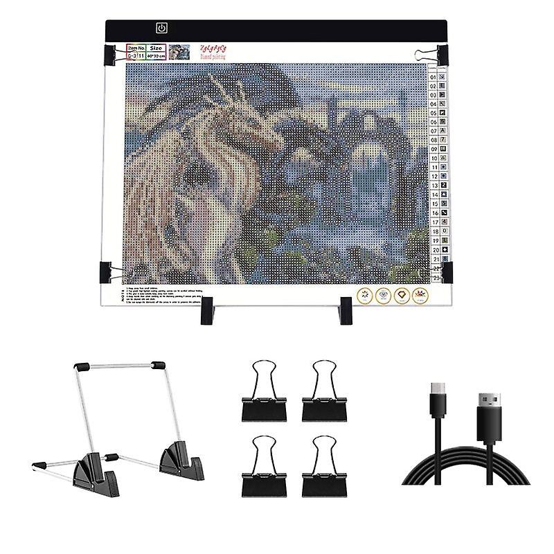 A3 Usb Led Light Drawing Pad Artcraft Tracing Light Box Copy Board Digital Tablet Painting Writing Drawing Tablet Diamond Painting Board