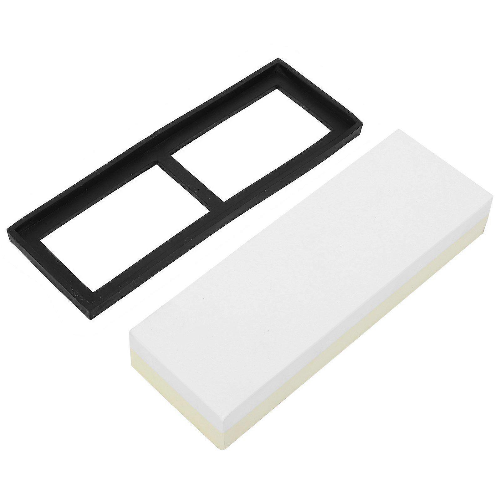 2000+4000 Grit Sharpening Stone Kitchen Double Sided Knife Sharpener Grinding Whetstone
