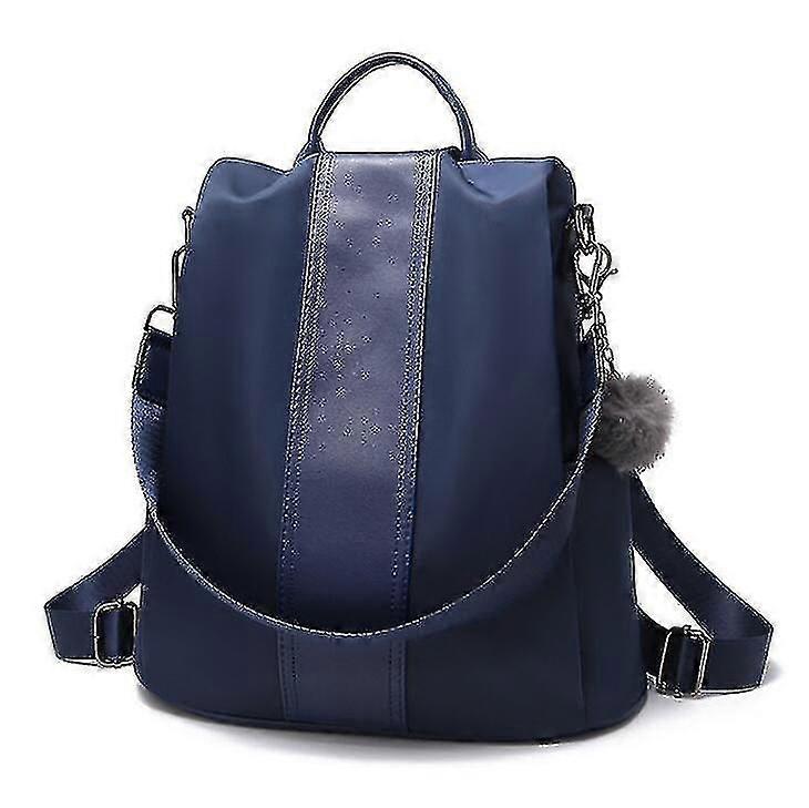 Pu Leather Multi-function Anti-theft Backpack For Young Lady