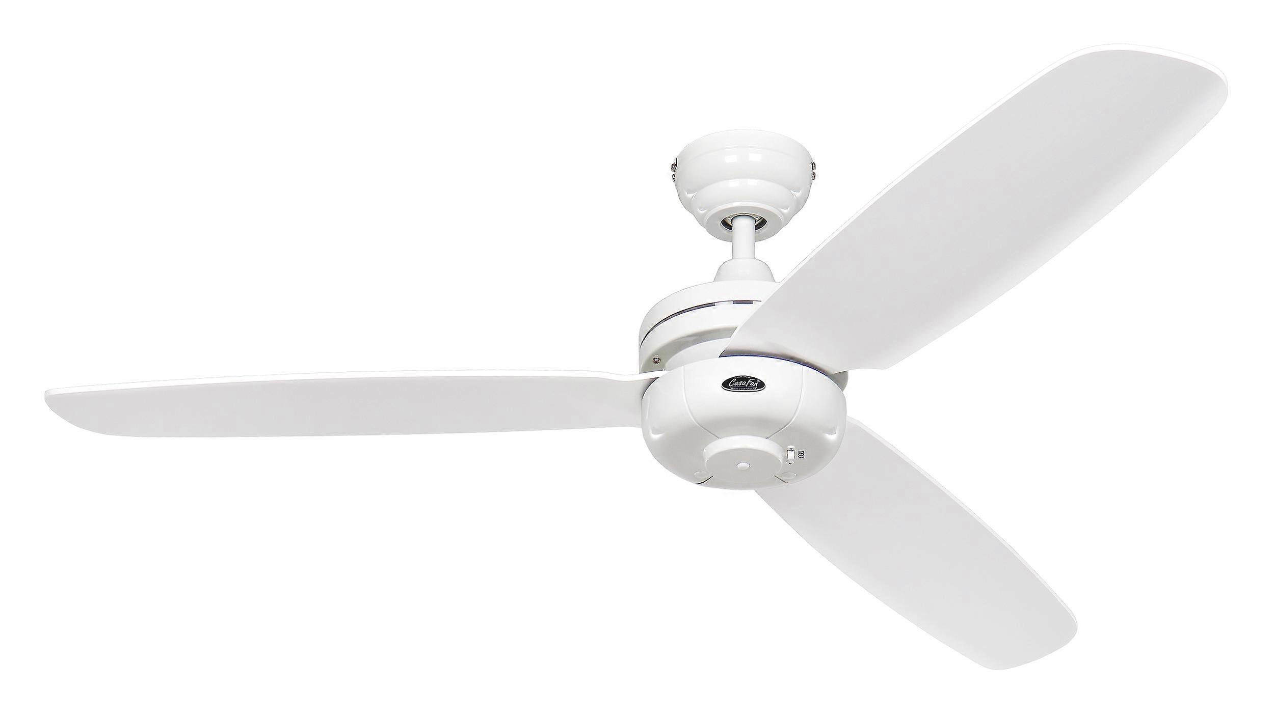 Loftventilator natflyvning 132cm/52 "hvid