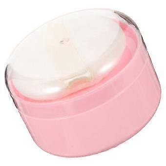 Portable Powder Puff Box, Loose Powder Container with Puff, Travel Size Body Powder Storage Holder