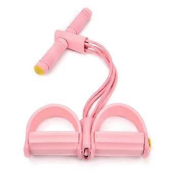 Bande de résistance de pédale multifonction, corde de tension de yoga de traction élastique, équipement de fitness de corde de tension en latex naturel, pour abdomen, taille, bras, stretc de jambe