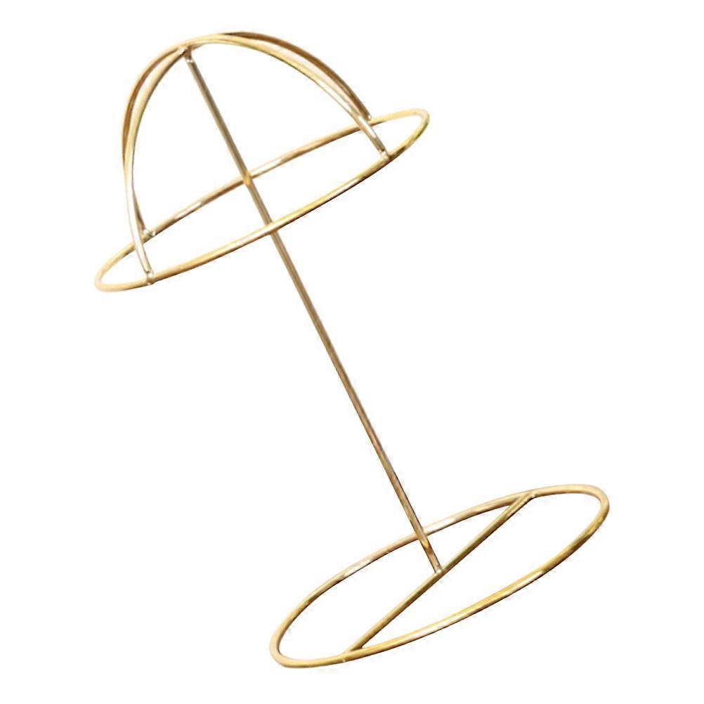 Golden Hat Storage Rack Metal Stand for Storage 2Pcs Set